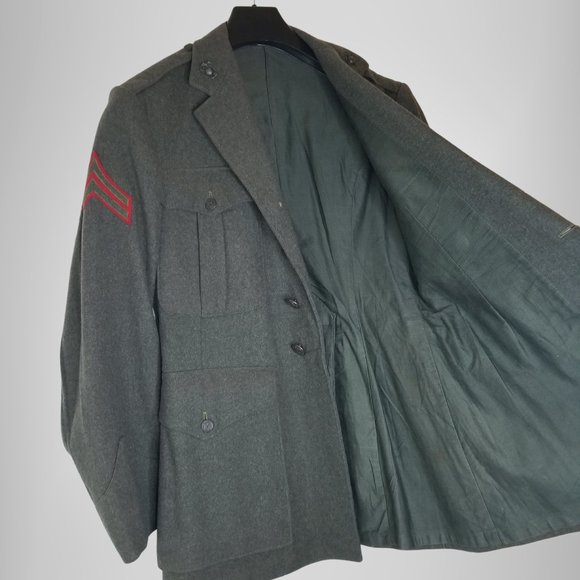 Vintage WWII USMC Winter Dress Uniform - Wool Jacket and Pants - Picture 16 of 16
